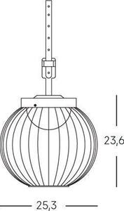Lampada a Sospensione da Esterno a LED 20W 4000K Sovil Bianco