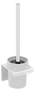 Scopino WC senza foratura bianco in plastica con aggancio Turbo-loc Lizan – Wenko