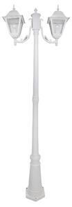 Paletto da Esterno Lampione H200 cm Bauer New York Bianco