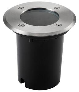 Lampada Faretto Carrabile da Terra in Alluminio e Acciaio Bauer