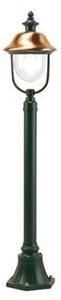 Lampada Palo per Giardino Piccolo Color Grigio e Rame da Esterno Linea Rustica Sovil