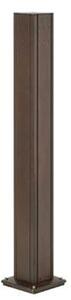 Lampada Palo Paletto per Giardino Colore Corten per Esterno Linea Three Livos