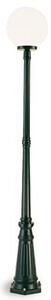 Lampada Palo Alto per Giardino Colore Nero Diametro 30Cm per Esterno Linea Sfera Livos