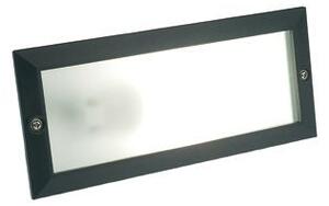 Lampada Segna Passo da Incasso a Parete Colore Nero da Esterno Linea Walking Sovil
