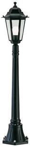 Lampada Palo per Giardino Piccolo Colore Nero per Esterno Linea Esagonale Sovil