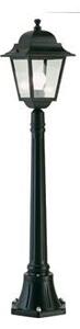 Lampada Palo Basso per Giardino Colore Nero da Esterno Linea Quadrata Sovil