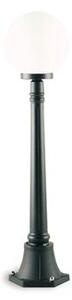 Lampada Palo Piccolo per Giardino Colore Nero Diametro 25Cm per Esterno Linea Sfera Livos