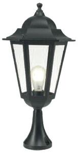 Lampada Palo Paletto da Cancello Colore Nero per Esterno Linea Maxi Esagonale Livos