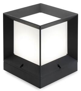 Lampada Punto Luce da Pavimento Quadrato Colore Grigio per Esterno Linea Stage Livos