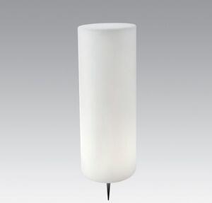 Lampada Punto Luce a Cilindro Colore Bianco per Esterno Linea Lounge Livos