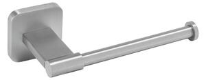 Porta carta igienica senza foratura color argento opaco in acciaio inox con aggancio Turbo-loc Porto – Wenko