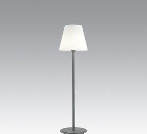 Piantana Lampada Classica Piccola Colore Alluminio per Esterno Linea Lounge Livos
