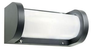 Lampada Applique Plafoniera Larga Colore Grigio per Esterno Linea Umbe Sovil
