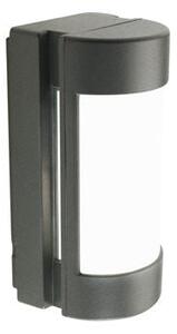 Lampada Applique Plafoniera con Aperture Laterali Colore Grigio per Esterno Linea Umbe Sovil