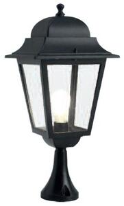 Lampada Palo Paletto da Cancello Colore Nero per Esterno Linea Maxi Quadrata Livos