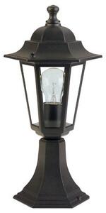 Lampada Palo Paletto da Cancello Colore Nero per Esterno Linea Mini Esagonale Sovil