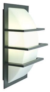Lampada Plafoniera Rettangolare con Griglia Colore Grigio per Esterno Linea Dodo Livos