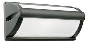 Lampada Applique Plafoniera Aperta Colore Grigio per Esterno Linea Umbe Sovil