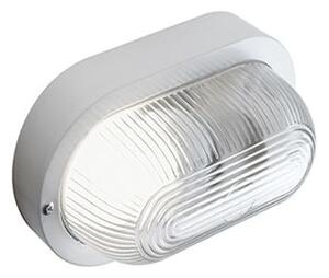 Plafoniera Ovale da Esterno 40W in Resina Sovil Bianca