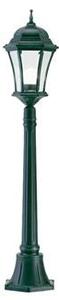Lampada Palo Piccolo per Giardino Colore Nero e Verde per Esterno Linea Curvata Sovil