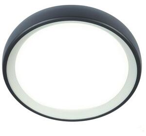 Lampada Plafoniera 18W a Led Smd Tonda Grande Colore Grigio Grafite per Esterno Linea Loft Sovil