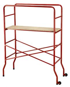 Mini Ponteggio Trabattello Scala con Ruote Portata max 100 Kg