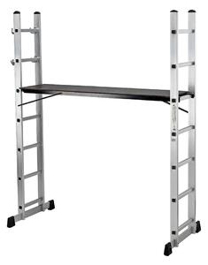 Mini Ponteggio Trabattello Scala in Alluminio Portata max 120 Kg
