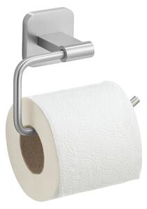Porta carta igienica senza foratura color argento opaco in acciaio inox con aggancio Turbo-loc Porto – Wenko