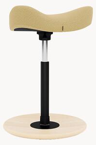 Sgabello da ufficio ergonomico imbottito Move, regolabile in altezza