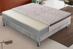 Materasso Armonia in MyMemory Foam, Rivestimento Tessuto Carbon 80x190 - Singolo (Standard)