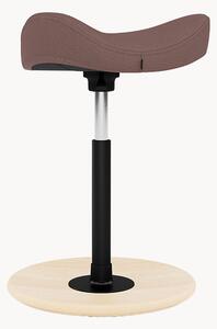 Sgabello da ufficio ergonomico imbottito Move, regolabile in altezza