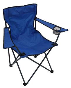 Poltrona Giada Pieghevole 82x51x81 h cm in Acciaio Blu