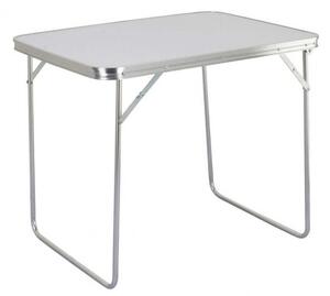 Tavolino 80x60x69 h cm in Acciaio Bianco
