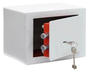 Cassaforte a Mobile con Chiave 17x23x17 cm per Hotel Casa Jepsen Bianca
