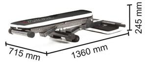 Panca Multiuso Piana e Inclinabile Richiudibile 110Kg Max Toorx Wbx-40 Multi Fit