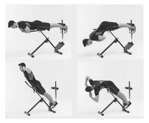 Panca Palestra Multiposizione Addome e Dorso 130Kg Max Kettler HKS Athos