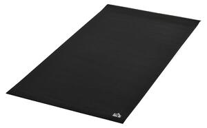 Tappeto Palestra Ammortizzante 180x90x0,6 cm in PVC Nero