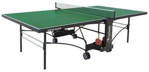 Tavolo da Pin Pong con Piano Verde e Ruote per Interno Garlando Master Indoor