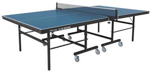 Tavolo da Pin Pong con Piano Blu e Ruote per Interno Garlando Club Indoor