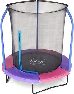 Trampolino Tappeto Elastico per Bambini Ø182 cm con Rete di Sicurezza