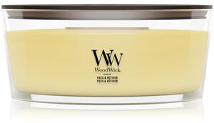 Woodwick Yuzu & Vetiver candela profumata con stoppino in legno 453.6 g