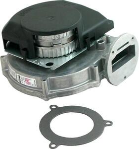 Ventilatore Wolf, modello con flangia a tre fori, compatibile con caldaie e generatori di calore prodotti fino al 2006