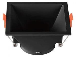 V-TAC VT-927 portafaretto led da incasso quadrato incavo faretto GU10 colore nero in policarbonato sku 6639
