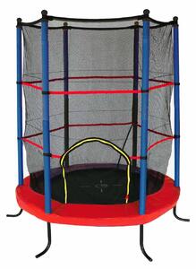 Trampolino Tappeto Elastico per Esterno con Rete di Protezione Diametro 140Cm Garlando Combi Xs