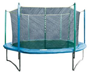 Trampolino Tappeto Elastico per Esterno con Rete di Protezione Diametro 366Cm Garlando Combi Xl