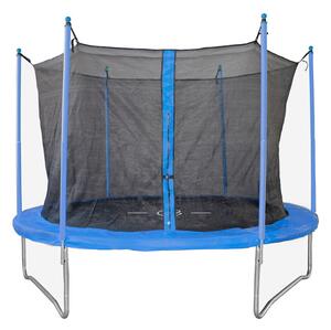 Trampolino Tappeto Elastico per Esterno con Rete di Protezione Diametro 244Cm Garlando Combi M