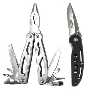Kit Set Coltello + Pinza Multiuso 12 Funzioni Stanley