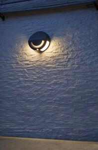 Applique a LED solare per esterni con sensore crepuscolare, 45 attivazioni, luce notturna rotonda