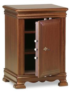 Cassaforte A Mobile Rivestita In Legno Serie Chiave Doppia Mappa Technomax 730x535x445mm