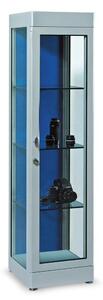 Vetrina Blindata Antiproiettile 18/19R con 3 Ripiani Regolabili Technomax - 1800X700X450Mm